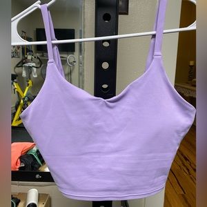 Athleta elation V-neck Long Line Sports Bra